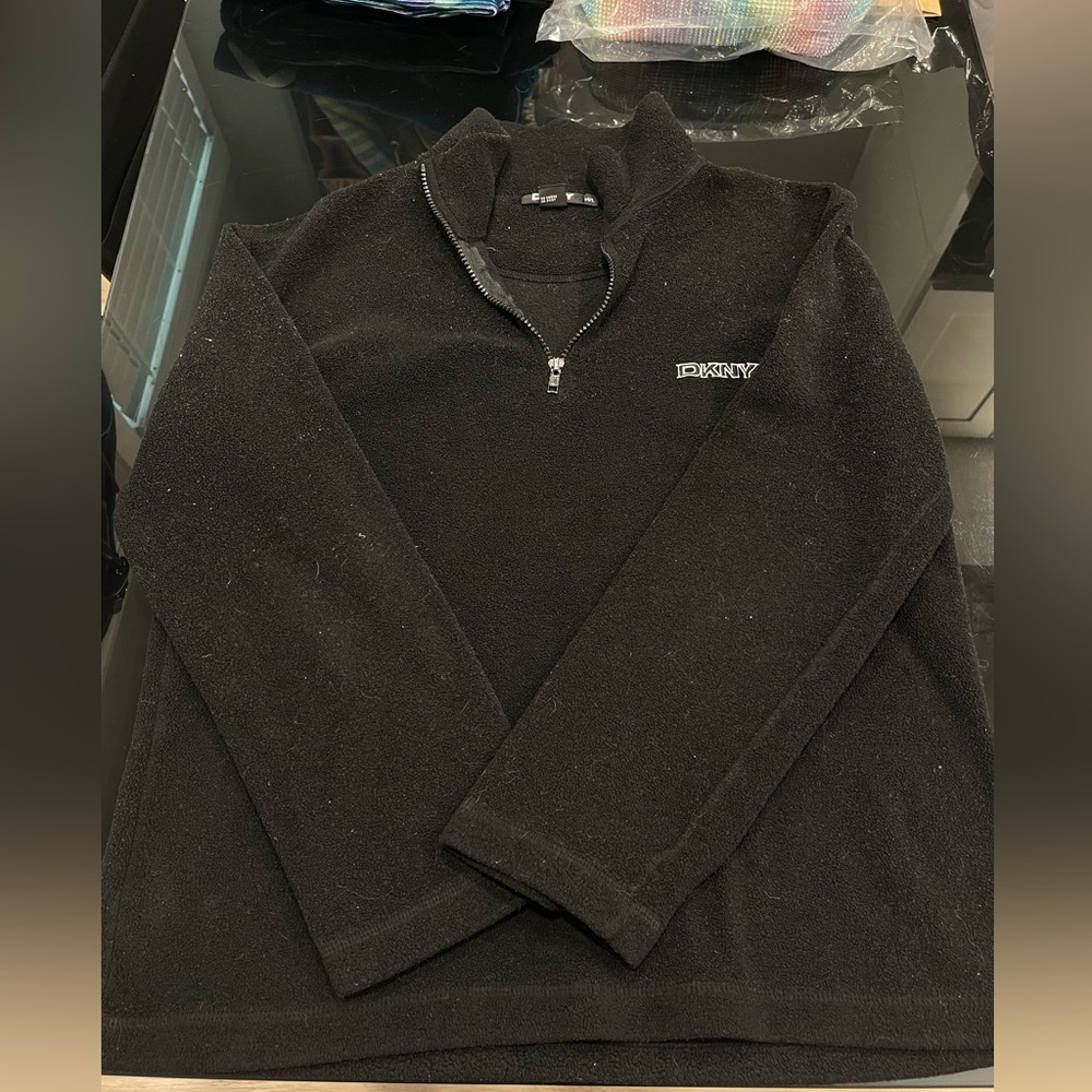 VINTAGE DKNY HALF ZIP SWEATER